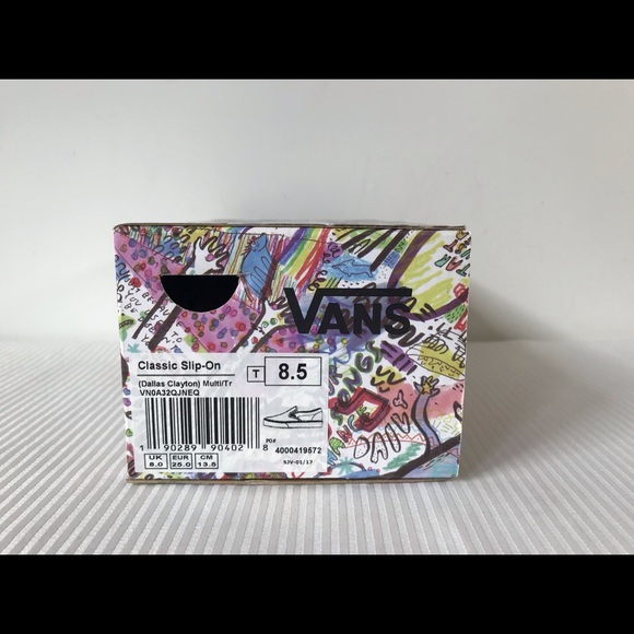 Vans x Dallas Clayton Classic Slip-On Sneakers - Picture 7 of 7